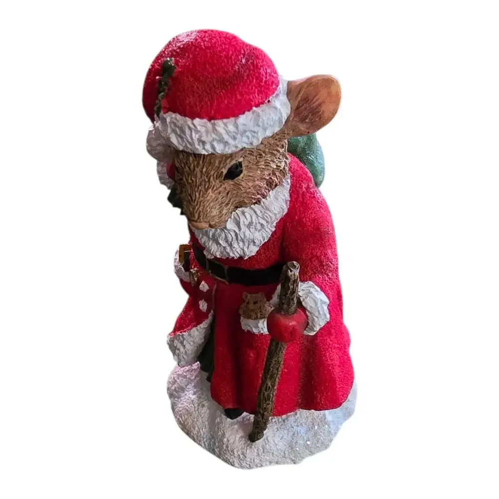 Merry Mice Santa Mouse by PiPka Christmas Mouse 2002 Prizm Holiday Figurine